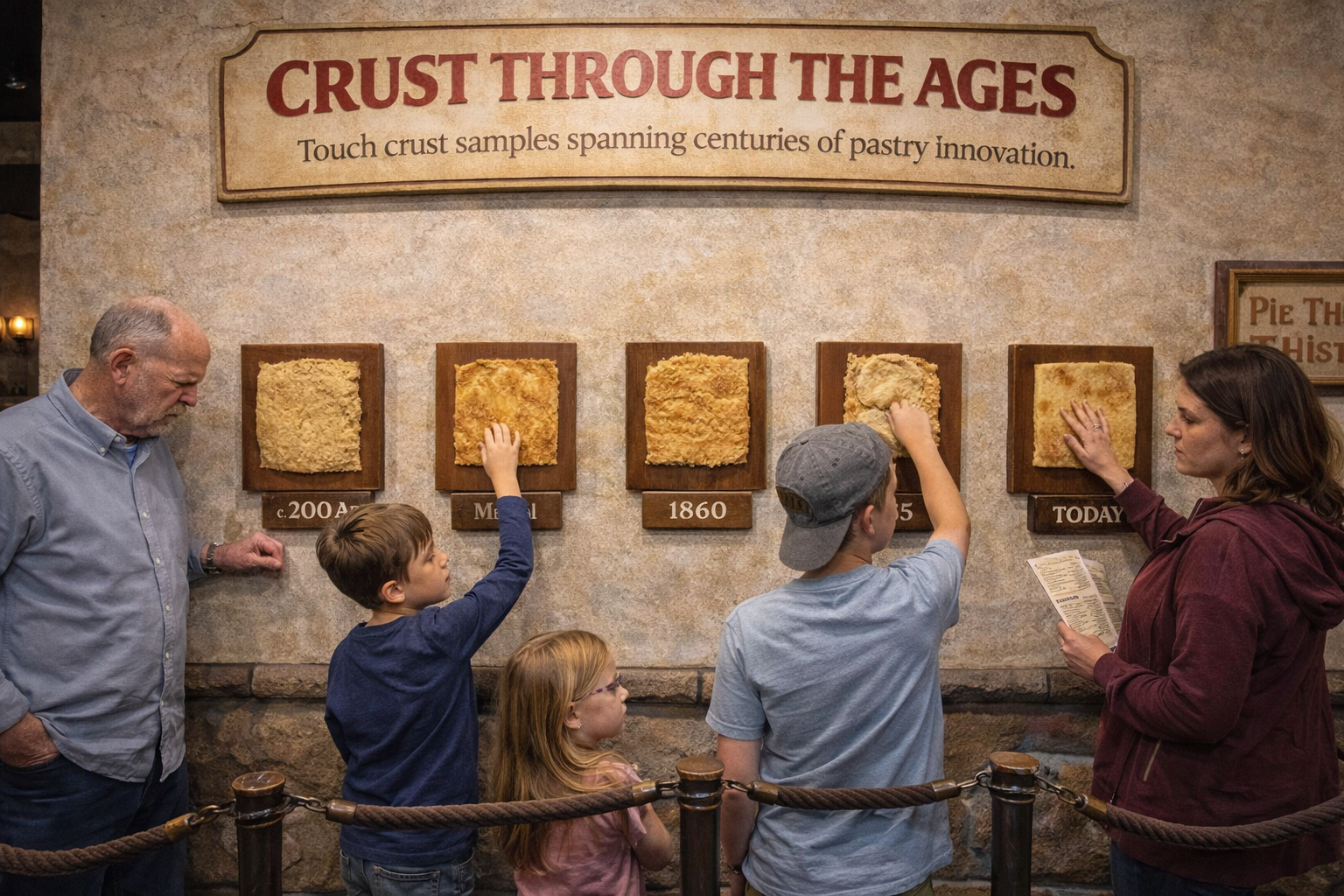 Crust Through the Ages exhibit